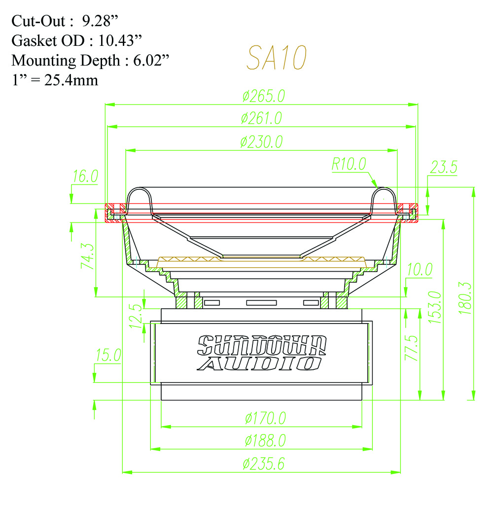 SUNDOWN SA-10 CLASSIC D4